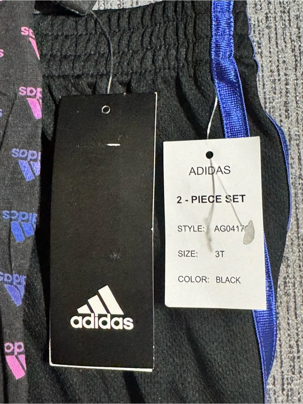 Adidas Logo T-Shirt and Shorts Set